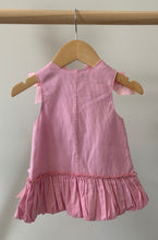 Load image into Gallery viewer, Mudpie Bunny &amp; Bows Dress 6M
