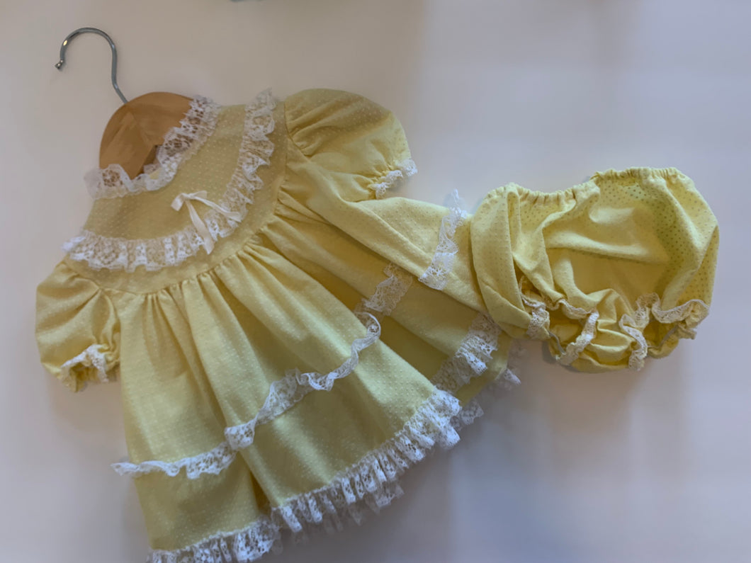 Vintage Dress and Cover Set 18M