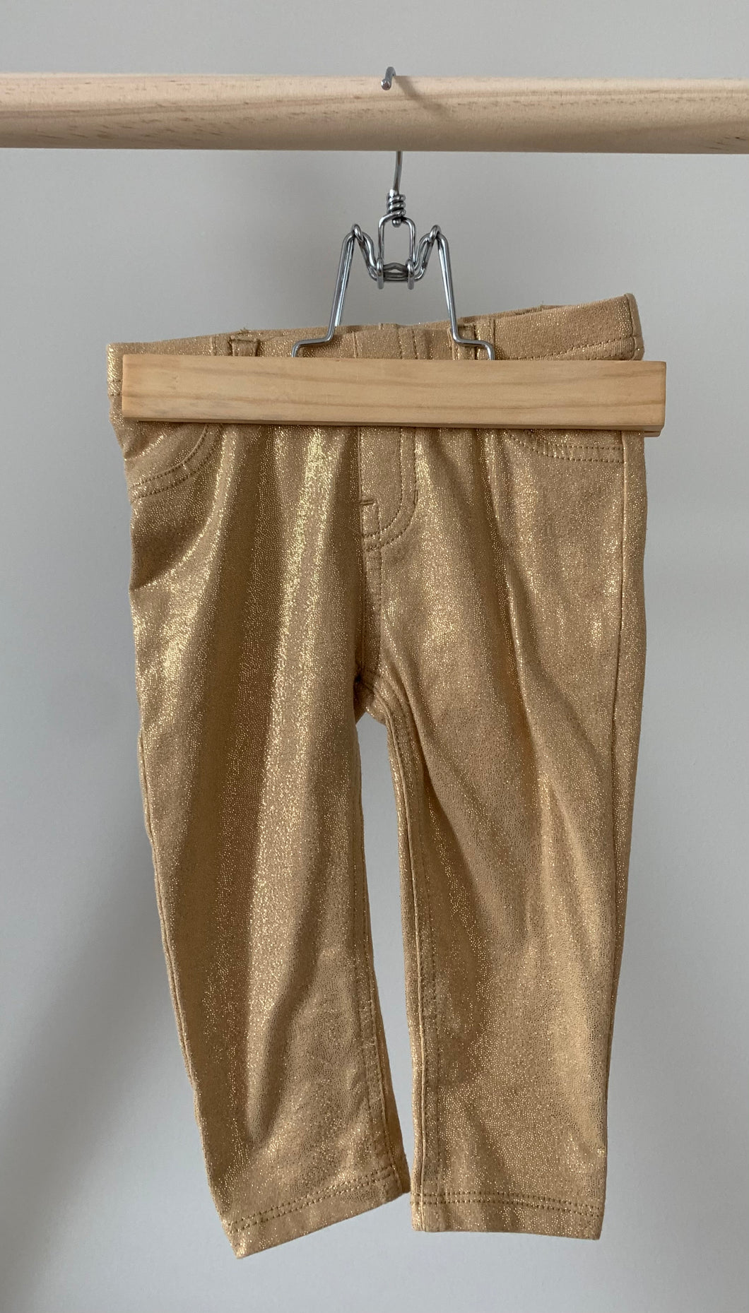 Metallic Gold Pants 12M