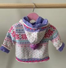 Load image into Gallery viewer, Fair Isle Hoodie 12M
