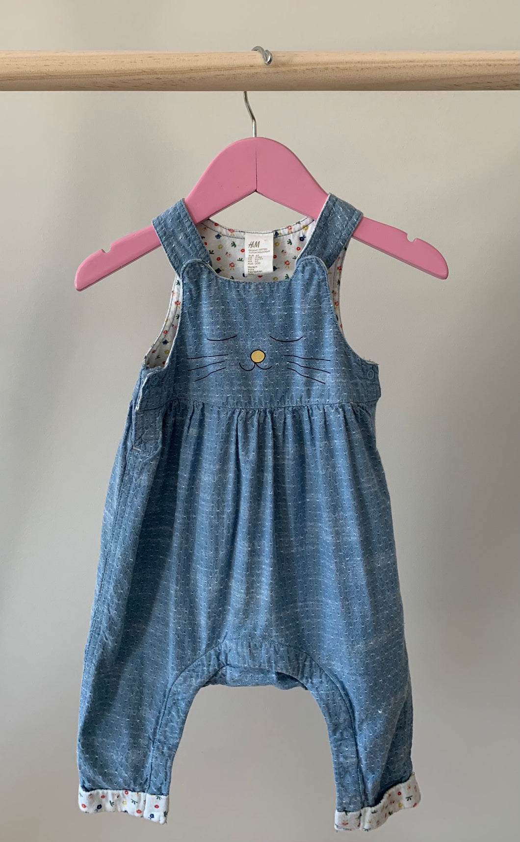 H&M Kitten Overalls 2-4 Months