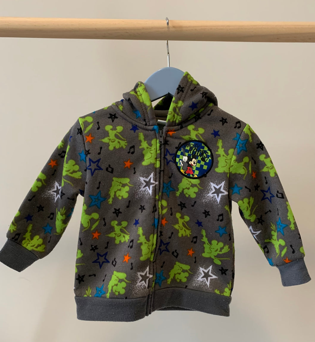 Mickey Zip Up 12-18M