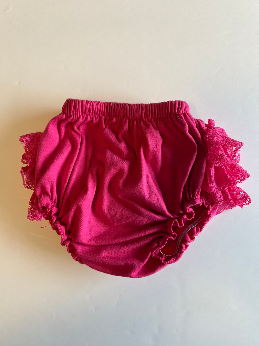 Lace Ruffle Diaper Cover 0-3M