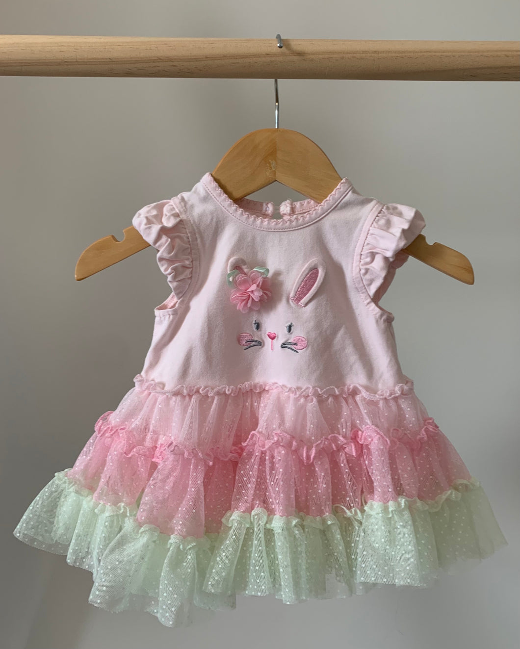 Bunny Ruffle Dress 3M