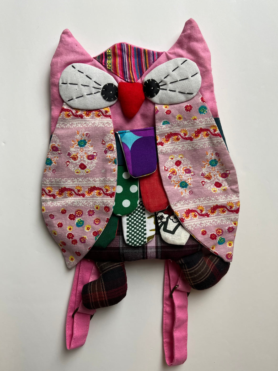 Fabric Owl Backpack