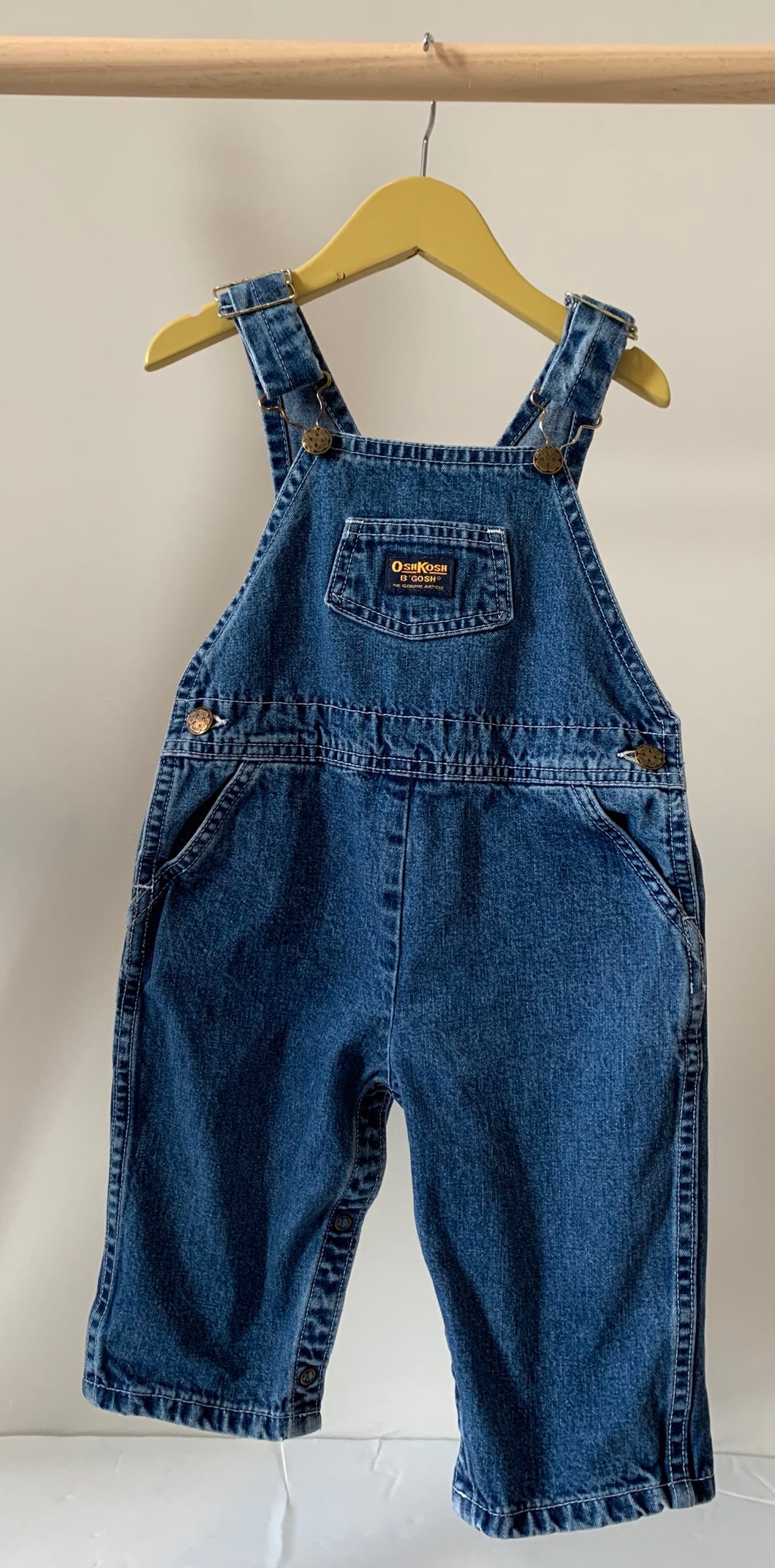 Vintage Yellow Label OshKosh Overalls 24M