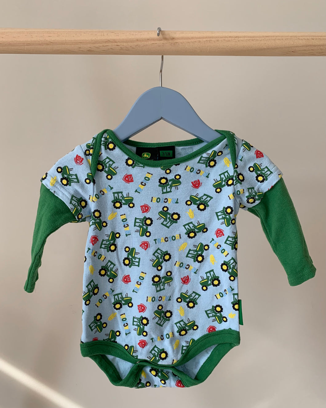 John Deere Onesie 3-6M