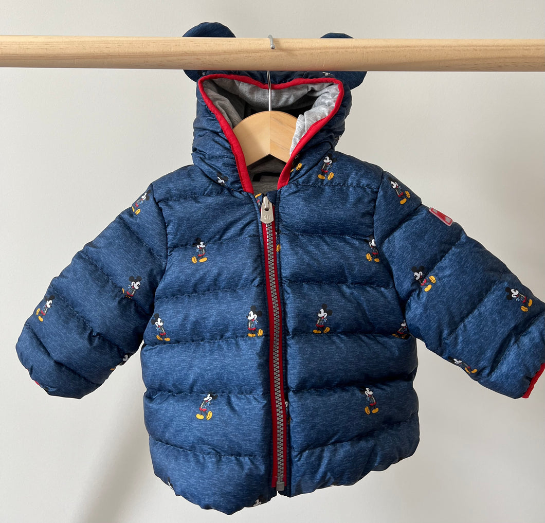 babyGap Mickey Puffer 6-12M