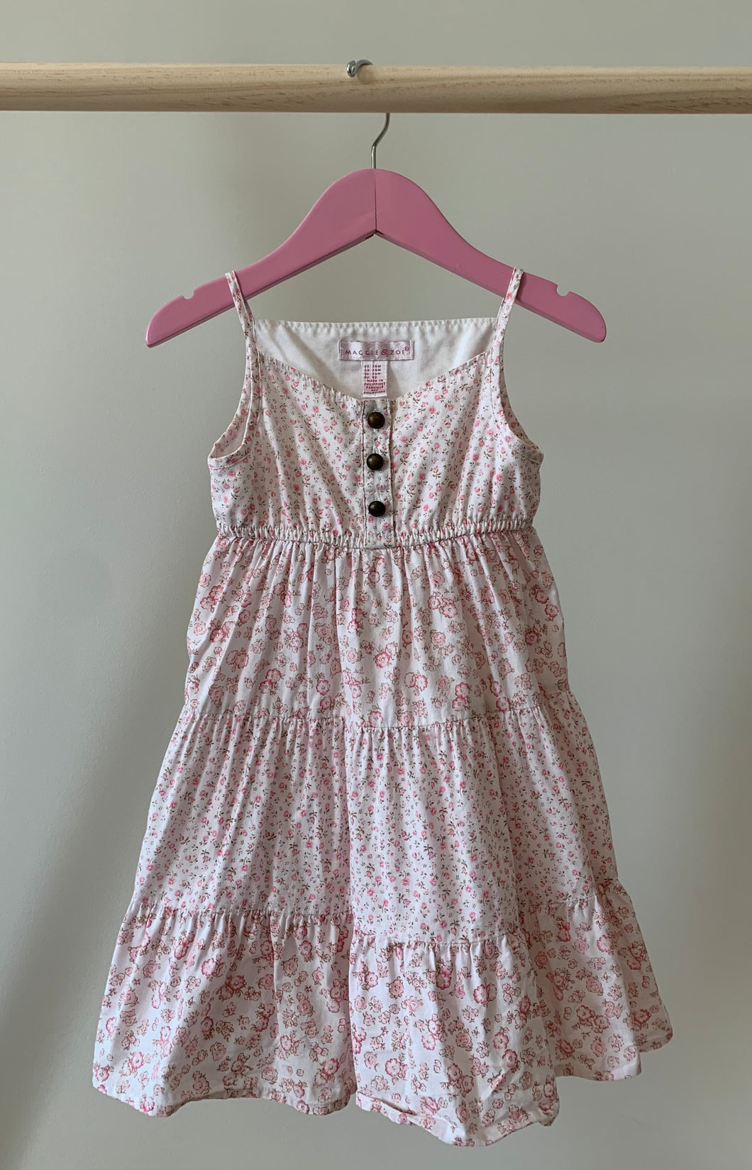 Maggie & Zoe Floral Ruffle Dress 24 Months