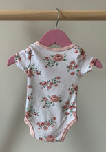 Load image into Gallery viewer, Floral Onesie 0-3M
