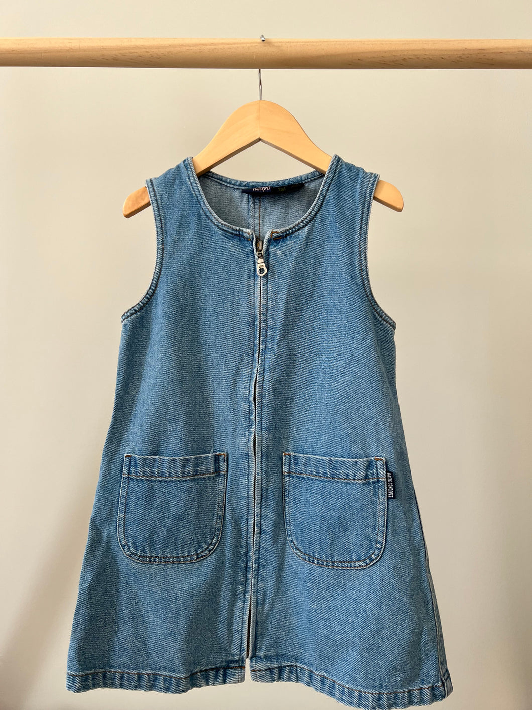 Vintage Basic Concept Denim Dress Size 6