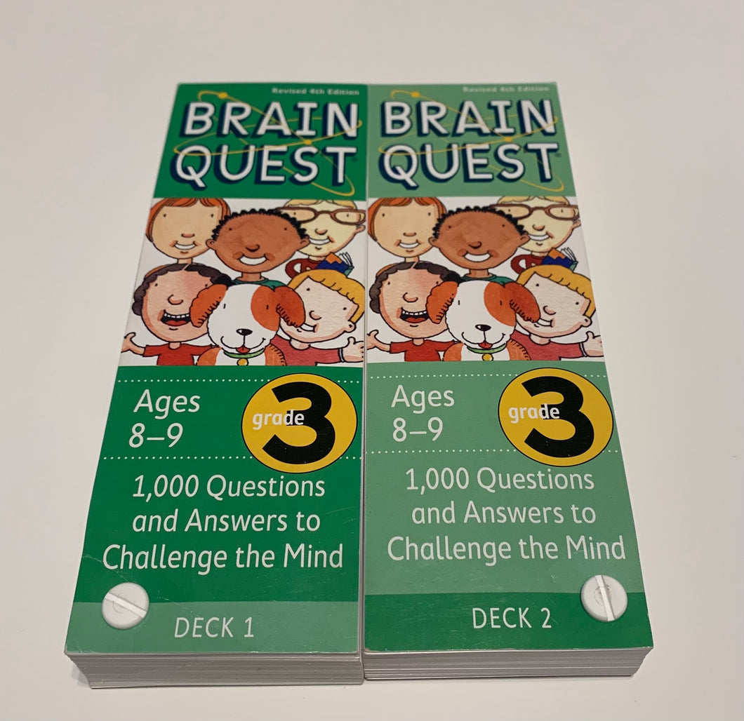 Brain Quest Ages 8-9 Deck 1&2