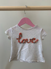 Load image into Gallery viewer, Zara Love Tee 6-9M
